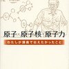 山本義隆『原子・原子核・原子力』（2015年3月，岩波書店、2200円）