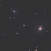 おとめ座銀河NGC5850、NGC5846 (ベランダ)