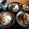 白山市三ツ屋野町にあるにわか工房で、おろし、とろろ、山菜の3種の蕎麦を楽しめるおさとそば。道の駅瀬女にも寄り道。