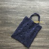 【DIY/Handmade】ナイトブルーのレース編みバッグ