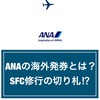 ANAの海外発券とは？SFC修行の切り札！海外乗継割引と上手く組み合わせれば最強！