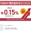 住信SBIネット銀行「円定期預金」満期