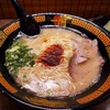 仕切りでちょっとした個室感のラーメン屋さん☆一蘭の前向きさにふふふーん♪