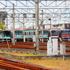 埼玉高速鉄道・浦和美園車両基地公開　ヤード内の風景