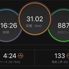 12/30  マラソントレーニング  30km走（間20kmペース走）