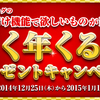 はてなダイアリーの貼り付け機能で欲しいものが当たる！ ゆく年くる年プレゼントキャンペーン