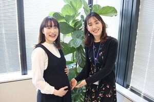 仕事と子育ての両立ができる会社！入社時期が近く仲睦まじい二人にインタビュー