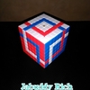 ルービックキューブで模様を作りました！　Rubik's Cube art design