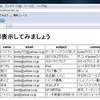 Ｐｅｒｌで作成したデータベースのテーブルを全部表示します