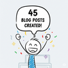 45記事を作成しました！