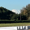 幕張から見れた富士山。