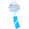 風鈴のフリーイラスト素材