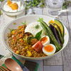 【週末ワンプレートごはん】スパイス香るキーマカレープレート｜ごほうび晩ごはんにおすすめ（2025.7）