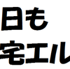 今日も自宅でエルゴ