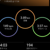 調子がイマイチだった3.8km閾値走