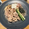 【残り野菜でぶっかけ豚とろろ蕎麦】