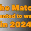 1年を振り返る。2024年初頭、決まって欲しかったマッチアップと、その答え合わせ。