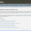 Windows7 64bit と Avid Media Composer 4.0 30 Day Trial (1)