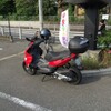 バイクを久々に始動