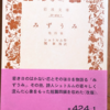 テオドール・シュトルム「みずうみ」（岩波文庫）　19世紀なかばのドイツのディレッタントが書いたロマン主義の短編集。