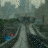 台風10号の接近と新交通ゆりかもめ②テレコムセンター駅～東京国際クルーズターミナル駅