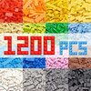 【レゴと繋がる？】HIUME 1200ピース基本ブロック拡張セットを徹底検証！既存ブロックの買い足しはこれ一択かも！