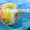 かき氷が高い！1000円以上が普通になってるの？色々計算してみた件