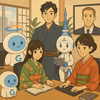 恐怖の24時間営業しているオフィスに対抗する和の心-赤ちゃんGemini-5