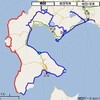 渡島支庁−檜山支庁−後志支庁