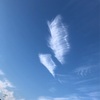 羽みたいな雲