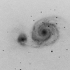 大きな渦 M51 子持ち星雲 りょうけん座