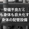 整備不良だとお顔も身体も巨大化する！ 身体の配管設備