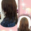 ロングヘアでパーマ♡くぅぅう(≧ω≦)