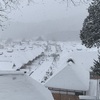 雪の大内宿（福島県）