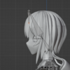 【Blender4.0】VRMモデルにSpring boneを追加・設定する（髪の毛/スカート）