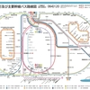 済州島(チェジュ島)＊新しいバスシステム(急行・主要幹線バス路線図）