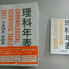 【レビュー】第90冊平成29年度版理科年表を購入しました！