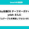 関西Ruby会議09 チーフオーガナイザーの ydah さんにタイムテーブルを解説してもらいました