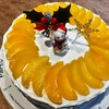 夫婦でクリスマスケーキを作る