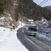 【大雪の京都ローカルバスの旅】山奥に残る国鉄バスの駅舎も訪ねて