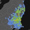 夜だるま地震速報、最大震度３、福島県中通
