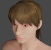 Blenderで髪の毛をモデリングする　HairToolを導入してみた。