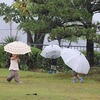 大雨洪水警報が出て