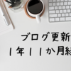 ブログ更新１年１１か月経過