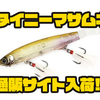 【kaesu】究極のナチュラルスイミングi字系ルアー「タイニーマサムネ」通販サイト入荷！