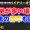 バイナリーオプション「根拠が多い場面！手法の勝率もアップ！」15分取引