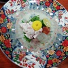 お刺身を食べて釣りを教えたくなる