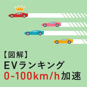 【図解】もっとも加速力のあるEVは？