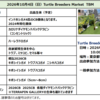10月4日 Turtle Breeders Market 出店参加者募集中