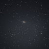 月夜の NGC7331 と、夜明けの M31 & 太陽
